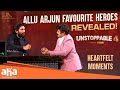 Allu Arjun Shares His Top Heroes List Unstoppable With NBK Allu Arjun AhavideoIN