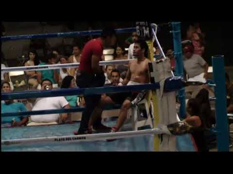 KO de zurdo camacho vs Marcos barrientos