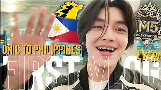 First Ever Vlog | Onic Traveling to the Philippines!