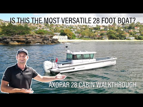 Axopar 28 Cabin Walkthrough