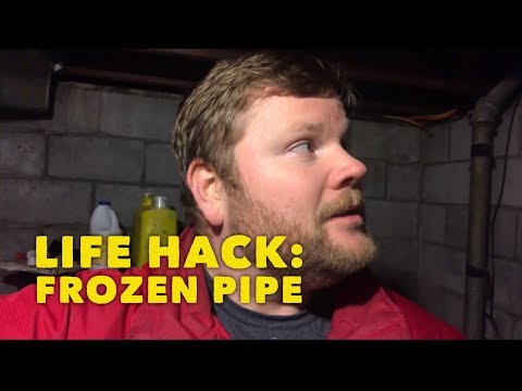 How to fix a frozen pipe