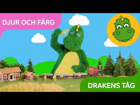 Bolibompa Mini:  DRAKENS TÅG: DJUR OCH FÄRG