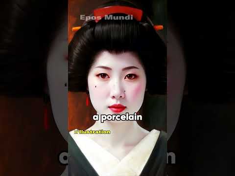 Weird History Facts: Geisha's Porcelain Makeup Tradition  #history #weirdhistory #japan