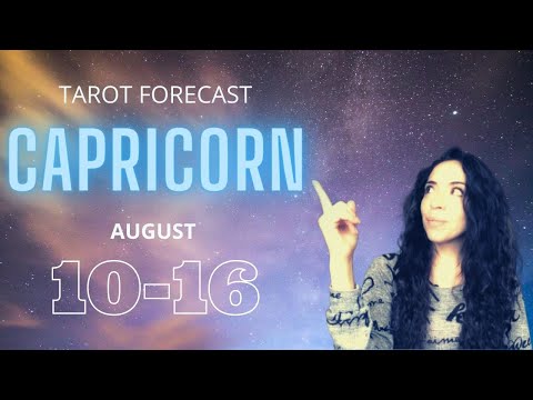 CAPRICORN ~ LOVE, HAPPINESS & DREAMS COMING TRUE! ~ August 10 - 16 Weekly Tarot Forecast