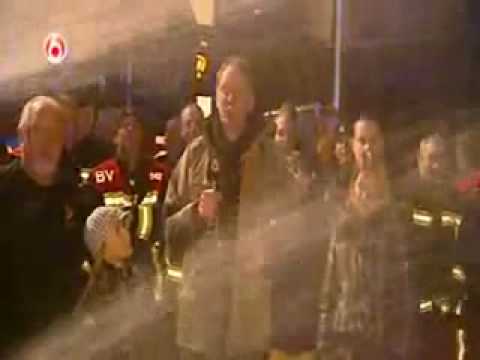 Piet Paulusma bij brandweer in Swifterbant