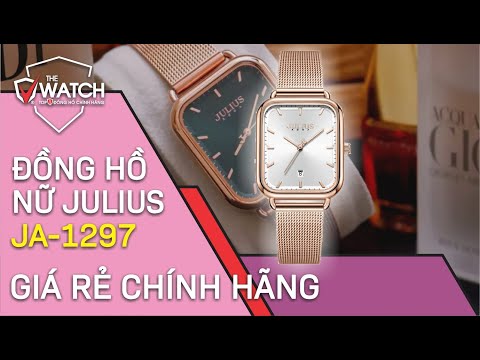 Đồng Hồ Nữ Julius JA1297 Hàn Quốc Mặt Chữ Nhật Chính Hãng Giá Rẻ