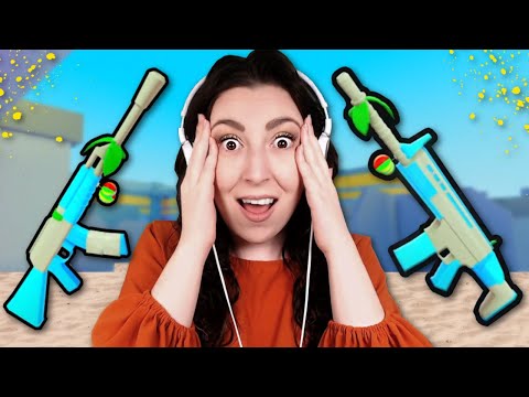 *899 ROBUX* Summer Scar VS AK! | Roblox Big Paintball