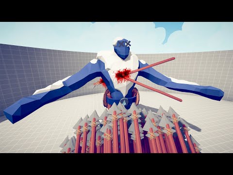 SPEAR GOD vs EVERY UNIT - Totally Accurate Battle Simulator TABS