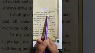 Indian Pledge for Schools in English