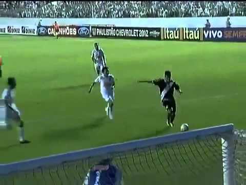 SANTOS FC 6 x 1 Ponte Preta - 10ª Rod. Paulistão 2012