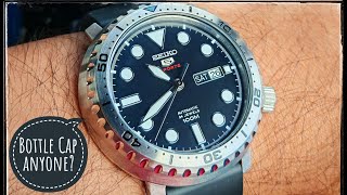 Seiko Bottle Cap SRPC61K1 first look. A bit too big?