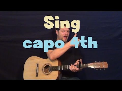 Sing (Ed Sheeran) Easy Guitar Lesson How to Play Tutorial Capo 4th