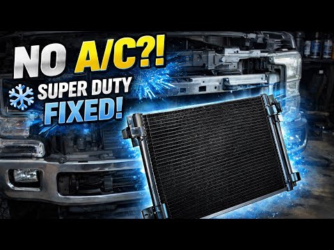 How to Replace A/C Condenser 2017–2022 Ford Super Duty | Step-by-Step