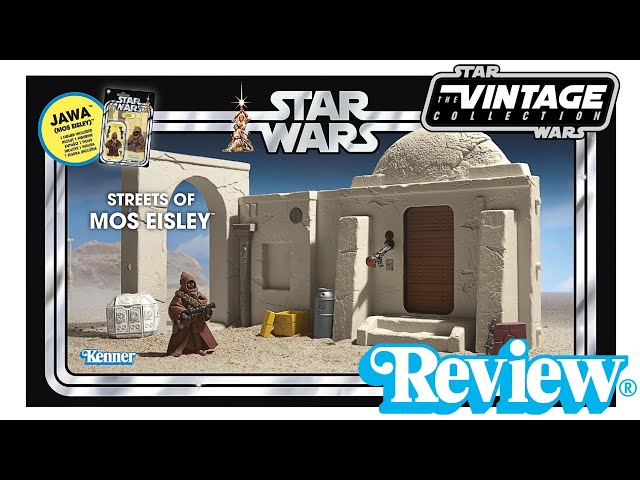 Vídeo relacionado con Hasbro Star Wars The Vintage Collection, Streets of Mos Eisley, Star Wars: Una Nueva Esperanza, Set de Figura de acción de 9,5 cm