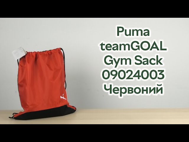 Vídeo relacionado con PUMA - teamGOAL Gym Sack CE, Sacos de gimnasio Unisexo, PUMA Red-PUMA Black-PUMA Silver, OSFA - 091595