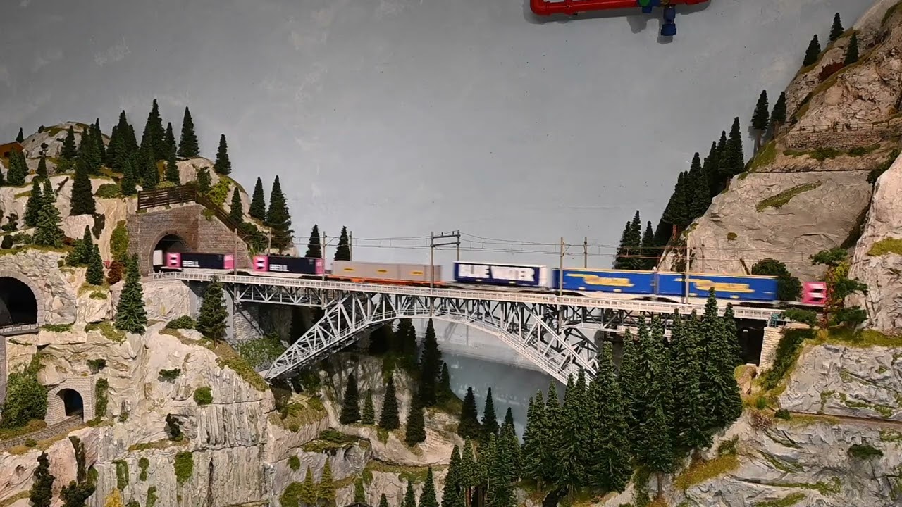 Containerzug 2025 auf der BLS Anlage