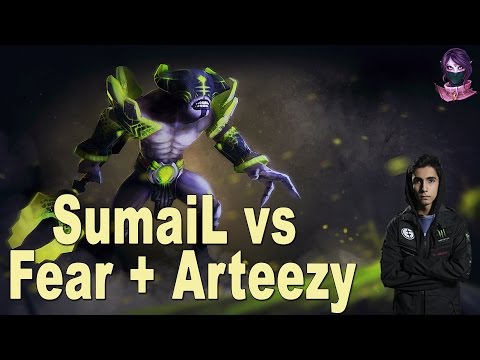 SumaiL Void vs Fear Elder Titan, Arteezy Invoker 7k+ MMR Fight Dota 2