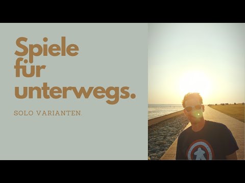 Spiele für unterwegs - Solo Varianten