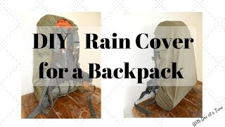 DIY - Backpack Rain Cover