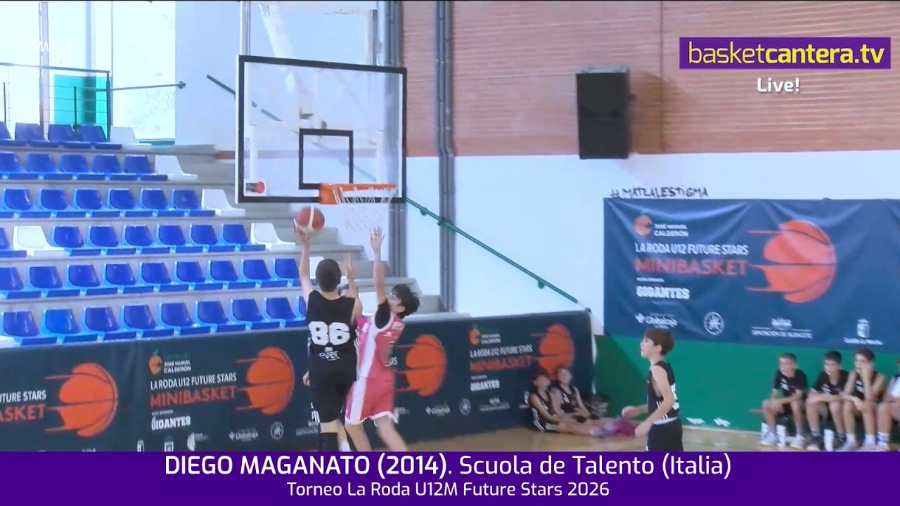DIEGO MAGANATO (2014). Scuola Talento (Italia).- Torneo Internacional U12M Future Stars LA RODA 2026