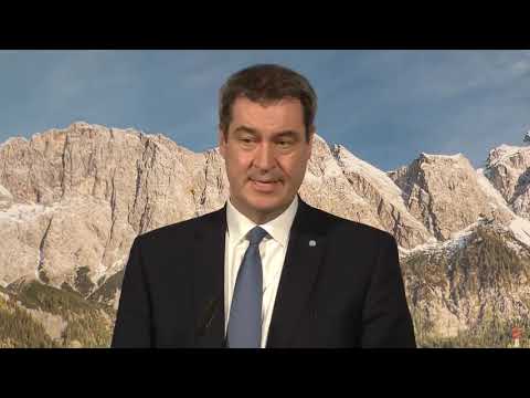 Ministerpräsident Dr. Markus Söder zur Corona Virus Krise.