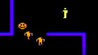 Berzerk Prototype Atari 8 Bit 400 800 XL XE Gameplay