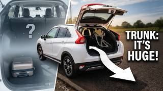 Is the ECLIPSE CROSS trunk big enough? Full boot space & seating flexibility test! 🔧