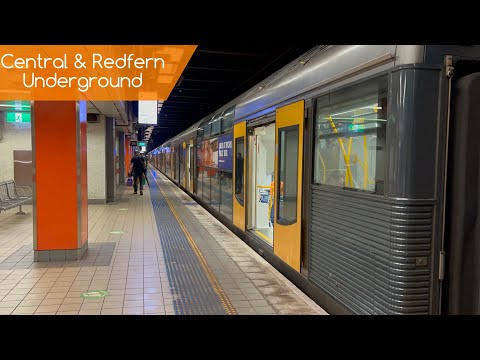 Sydney Trains Vlog 1882: Central & Redfern Underground Trains