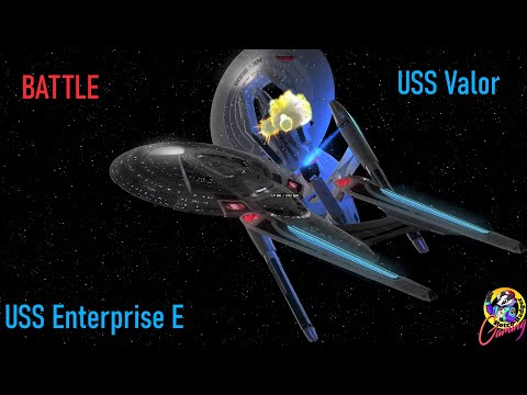 USS Enterprise E STUNNING Battle VS The JJ USS Valor - Star Trek Ship Battles