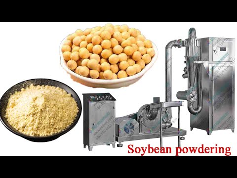 Soybean Grinder Machine | Automatic Powder Grinding Equipment | Small milling Pulverizing machine |