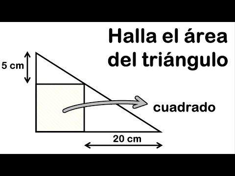 HALLAR EL ÁREA DEL TRIÁNGULO. Reto Geométrico