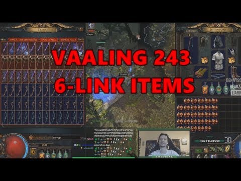 [PoE] Stream Highlights #210 - Vaaling 243 6-link items