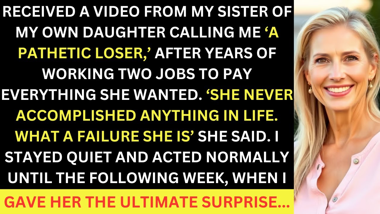 Heard My Own Daughter Calling Me 'A Pathetic Loser' After Working Two Jobs For Years, So I Gave Her