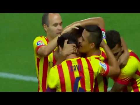 Atletico Madrid - Barcelona Highlights HD 21.08.13