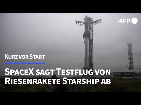 SpaceX sagt Testflug von Riesenrakete Starship ab | AFP