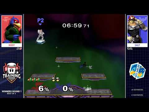 Training Mode Tuesdays Online #3 Noot (Falco) vs. Salt (Falcon) Winners Quarters
