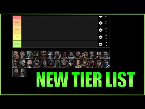 SonicFox - My New Tierlist  (December 2019) 【Mortal Kombat 11】