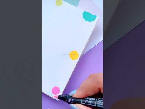 Quick and Easy Border Designs for School Project || Assignment, Notebook Cover Page Design #Shorts