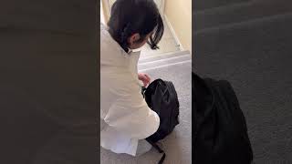 朝から質問してみた🙋🏻‍♀️#shorts#カナダvlog #海外育ち #カナダ留学生 #バイリンガルキッズ #英会話海外留学 #学校生活 #中学生 #驚き #驚きの事実 #授業 #カナダ留学