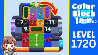 Solution du Niveau 1720 de Color Block Jam