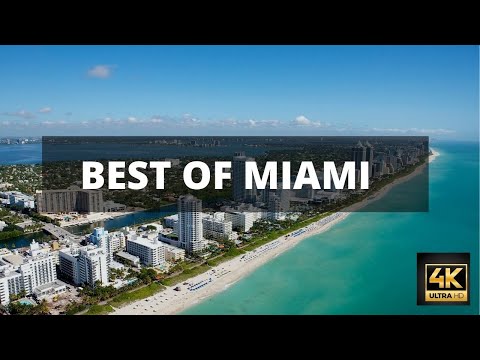 Best of Miami |Flying over Miami|4K HD