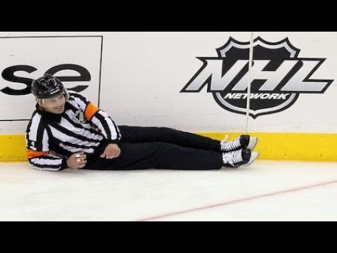 NHL "Funny Referee" Moments
