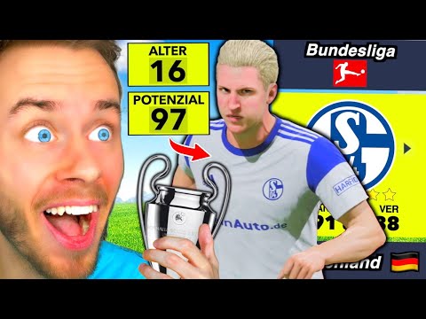 NUR mit JUGENDSPIELERN zum CHAMPIONS LEAGUE TITEL! 🏆👶🏼 (Schalke Sprint to Glory)