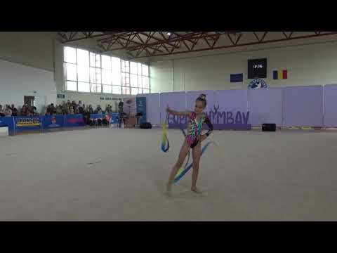 Cupa Ghimbav 2022 ROU Ghineț Rayna ACS Ritmic Aly Gym Brasov 2014 8 ani   nivel A2014 R2