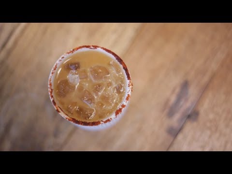 Cóctel de piña a la brasa / Cocktail of grilled pineapple