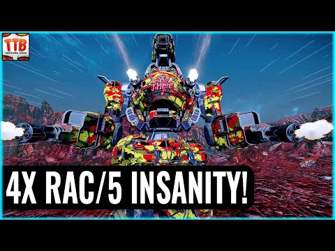 44 DPS - 4x Rotary AC/5 ALPHA STRIKE! - Annihilator - German Mechgineering #1279 MWO