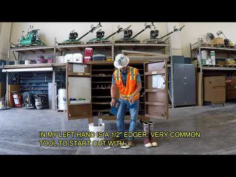 Concrete Finishing tools you may need to start finishing concrete.