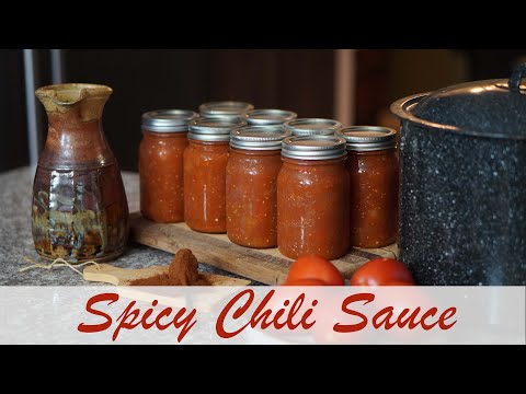 Spicy Chili Sauce Canning Recipe