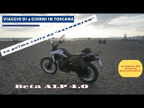 Viaggio in Toscana con la BETA ALP 4.0 - La mia prima volta da "zavorrino"