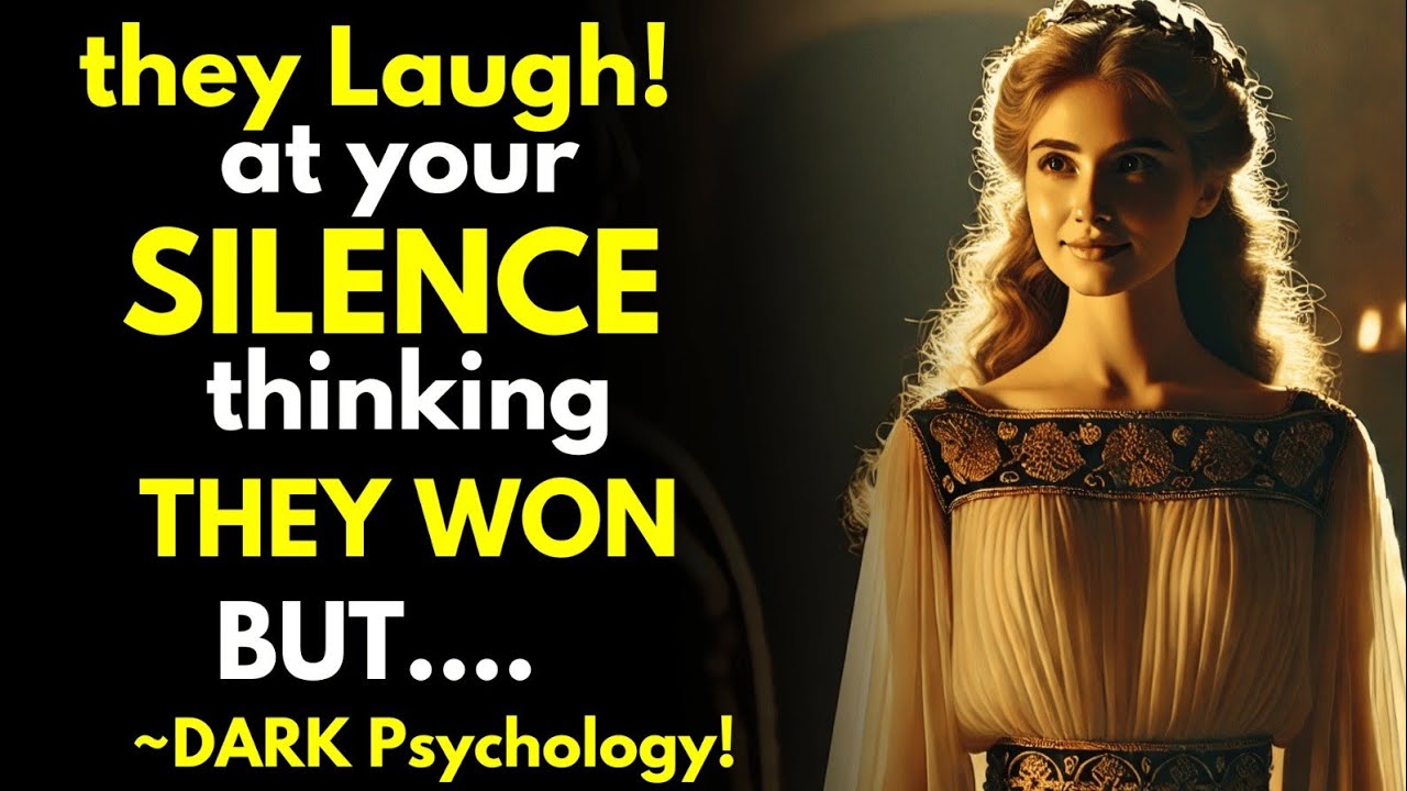 They Laugh at Your Silence, Thinking They Have Won, But... (Stoicism)